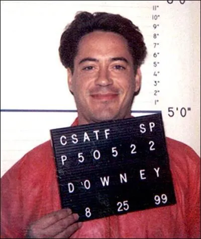Pour quelle raison Robert Downey s'est-il retrouv en prison ?