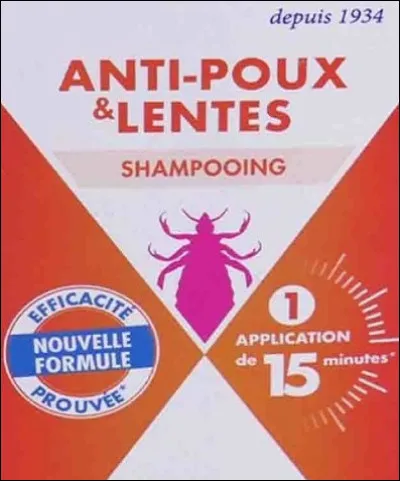 Quel est le nom de cette marque historique anti poux ?