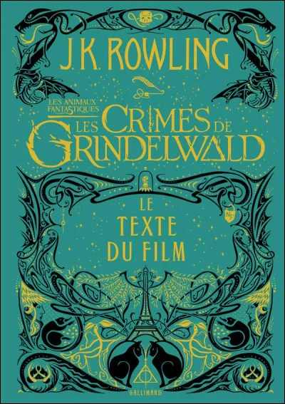 Sur cette image, est inscrit : Les animaux fantastiques : les Crimes de Grindelwald. Certaines lettres sont faites un peu différemment des autres. Que représentent-elles ?