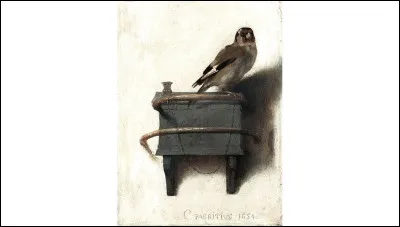 Lors de quel siècle cette splendide peinture de Carel Fabriatus intitulée "Le Chardonneret" a-t-elle été réalisée ?