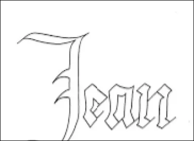 Son deuxième prénom est Jean.