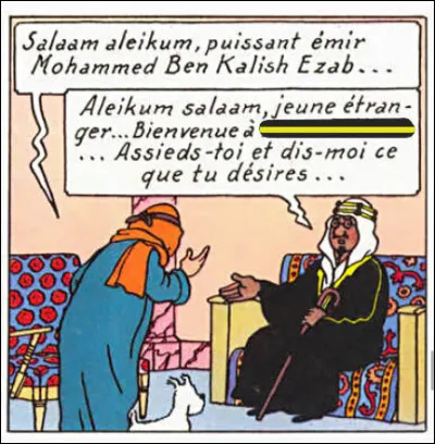 Au Pays de l'Or Noir > Le nom de cette ville de résidence de l'émir Ben Kalish Ezab* est issue d'un acronyme bien de chez nous ! Lequel ?