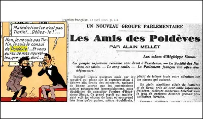 Le Lotus Bleu > La Poldévie, on s'en doute, est encore un endroit inventé par Hergé. Mais en est-on sûr ?