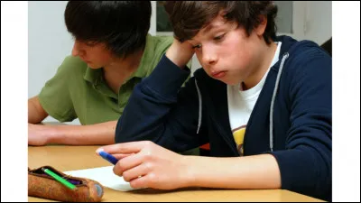 À l'école, tu étais :