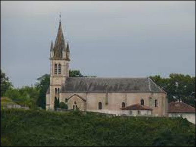 Nous commençons notre promenade avec cette vue de l'église Saint-Pierre, à Cauneille. Village néo-aquitain, dans l'arrondissement de Dax, il se situe dans le département ...