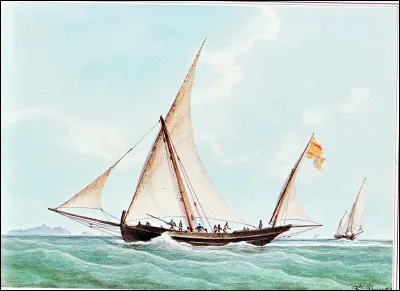 Quel est le nom de ce bateau provençal à voiles de type felouque utilisé pour la pêche ?