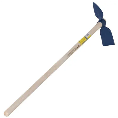 Quel est cet outil de jardinage polyvalent avec 2 fers et un manche qui sert à creuser ?