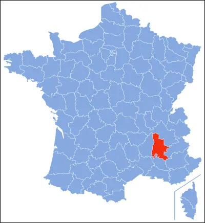 Ce département est situé dans la région Auvergne-Rhône-Alpes. Valence s'y trouve. Quel est ce département ?