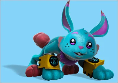 Comment s'appelle le lapin bleu ?