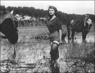 Quelle est cette actrice italienne découverte dans le film "Riz amer" ?