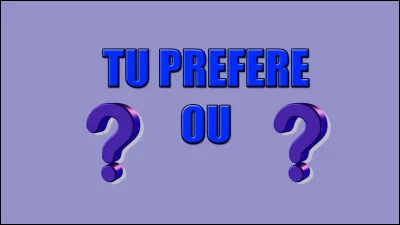 Vous pr&eacute;f&eacute;rez...