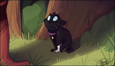 Lors d'une patrouille, Nuage de Tigre, Griffe d'Épine et Lune Bleue croise un chaton domestique apeuré, que font-ils ?