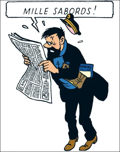 Haddock, personnage des Aventures de Tintin est un commandant de la Marine Nationale.