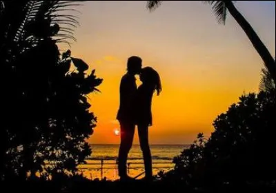 Quant à lui, ses mots étaient "Je chante un baiser ♫" !