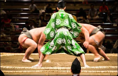 Avant le combat, que jettent les sumotoris sur le Dohyō (Aire où se déroule le combat) ?