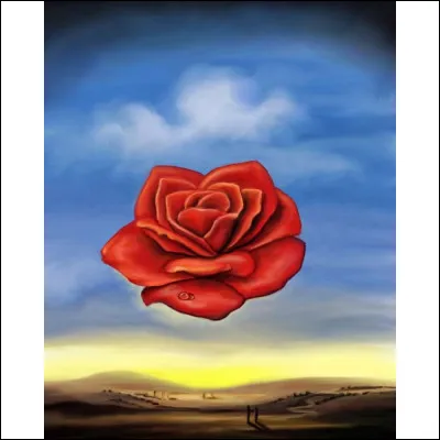 Quel peintre surréaliste espagnol a réalisé la toile intitulée "La Rose méditative" ?