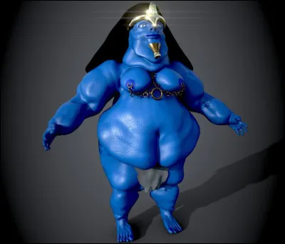 Créature androgyne protectrice des crues du Nil dans l'Égypte ancienne. Qui est-elle ?