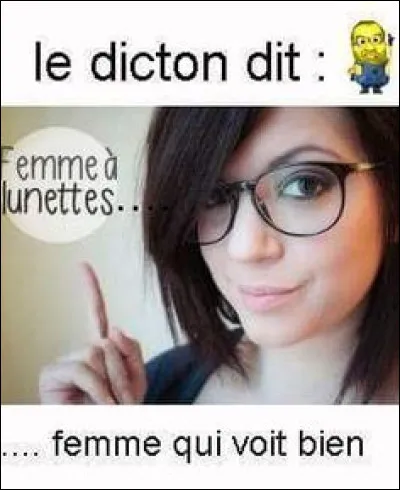 C'est quand on devient presbyte ...