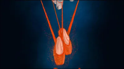 Qui a écrit le conte "Les Souliers rouges" en 1845 ?