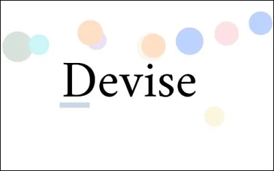 C'est une drôle de devise !