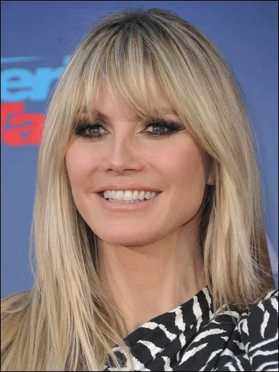 Heidi Klum : mannequin, animatrice, actrice et chanteuse, jurée de "America's got talent" aux Etats-Unis et ancienne épouse du chanteur Seal.