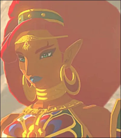Elle est la championne de la tribu Gerudo, elle est également une puissante utilisatrice de la foudre capable de générer des éclairs dévastateurs pour frapper ses ennemis. Quel est son nom ?