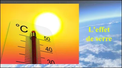 Quel est le pire gaz à effet de serre ?
(Celui qui agit le plus sur la température en la faisant monter)