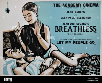 Quel film met en scène Jean Seberg et Jean-Paul Belmondo ?