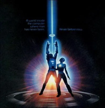 Quel est le film, anim par ordinateur, o un inventeur, dsintgr par un rayon laser, continue de vivre dans un jeu vido ?