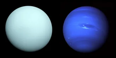 Quelle est la cause de la couleur bleue des géantes de glace Uranus et Neptune ?