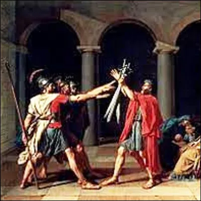 Quel peintre français sest fait connaître avec la toile "Le Serment des Horaces" ?