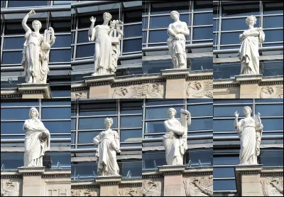 Il y a 8 muses sur l'opéra de Lyon alors qu'elles sont neuf. Laquelle est absente ?