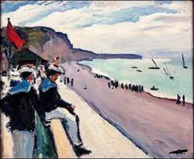 Quel fauviste a exécuté ce tableau intitulé ''La plage de Fécamp'', en1906 ?