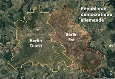Lequel de ces évènements s'est déroulé en 1961, séparant alors Berlin en deux ?
