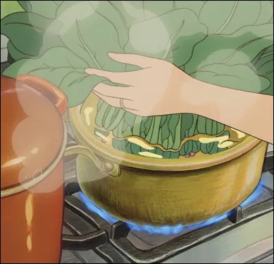 Dans quel Ghibli pouvons-nous voir ces épinards ?