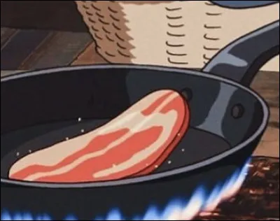 Dans quel Ghibli pouvons-nous voir cette tranche de bacon ?