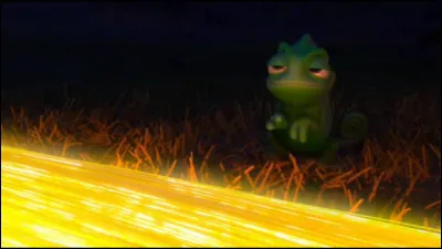 À quels moments les cheveux de Raiponce s'illuminent-ils ?