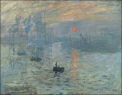 Parmi ces trois impressionnistes, lequel a réalisé, en 1872, ce tableau intitulé ''Impression, soleil levant'' ?
