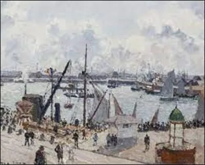 Huile sur toile datant de 1903, ''L'avant port du Havre, matin, soleil, marée montante'' est une toile impressionniste. Qui est l'auteur de ce tableau ?