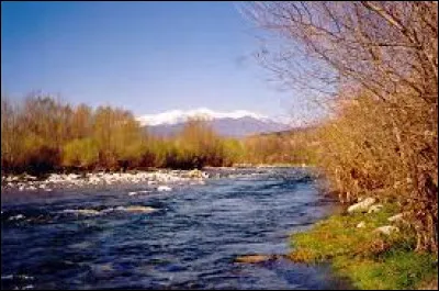 Long de 84 km, ce fleuve côtier prend sa source à 2 345 mètres d'altitude au roc Colom, forme la vallée du Vallespir, arrose Céret et se jette dans la Méditerranée :