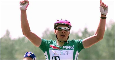 Ce coureur allemand était le précédent détenteur du record : en 2001, il remportait son 6e classement du maillot vert :
