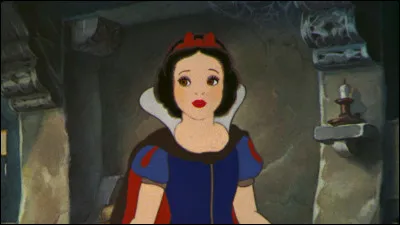 De quelle couleur est le jupon de Blanche-Neige ?