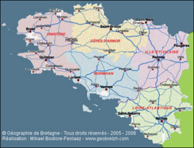 De quelle ville de Bretagne, le Tour de France s'était-il élancé ?