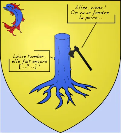 Malgré ce faux sourire, notre dauphin sait bien qu'il fait partie du gratin dauphinois : parfois, il snobe un peu son monde, non ?