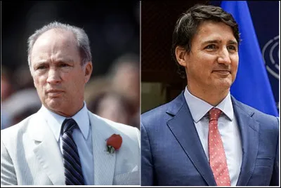 Quel est le patronyme de ces deux hommes d'État canadien, premiers ministres du Canada, Pierre Elliot le père de 1968 à 1984 et Justin le fils depuis 2015 ?