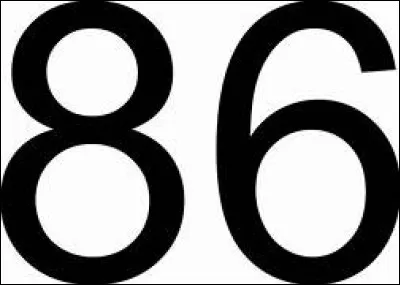 Quel est le nombre octal pour 86 ?