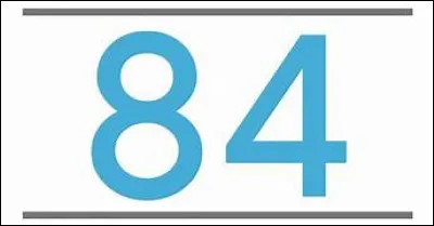 Combien de chiffres y a-t-il dans l'écriture en base 2 (binaire) de 84 ?