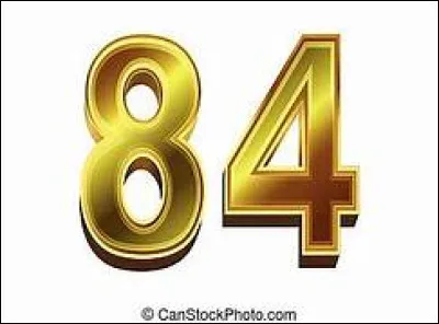 Quelle est la factorisation en nombres premiers de 84 ?