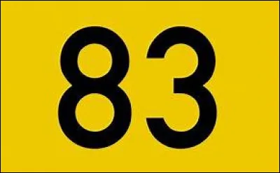 Quel est le numéro du département français où se trouve la ville de Toulon ?