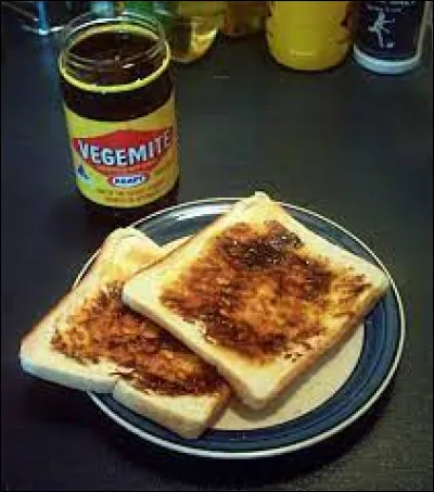 Gastronomie et Vie quotidienne : De quel pays est originaire la Vegemite qui est une pâte à tartiner salée ?